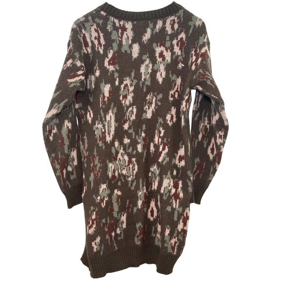 NWT STITCHDROP Floral Sweater Dress Size M Casual Classic Cozy Whimsygoth Preppy - Picture 5 of 12